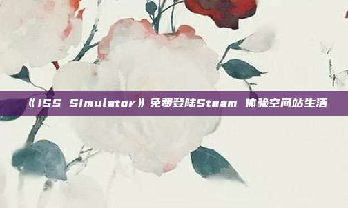 《ISS Simulator》免费登陆Steam 体验空间站生活